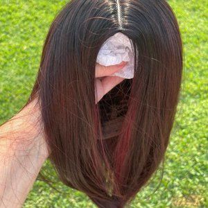 FREE SHIPPING Ombre Bob Wig Short on the back and long on the front